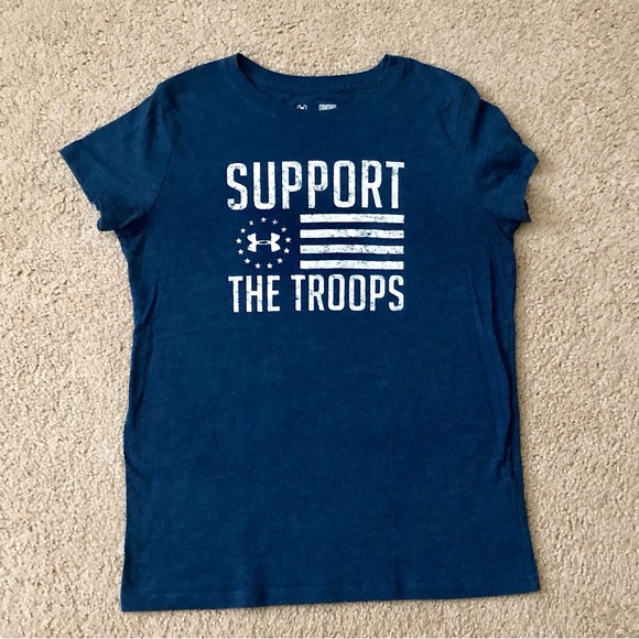 Under Armour Women’s  Support the Troops Tshirt - Picture 1 of 6